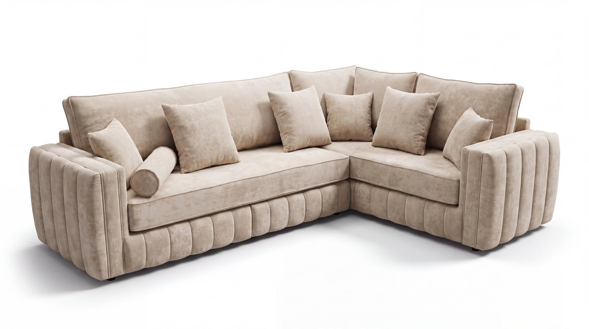 Cream Velvet Corner