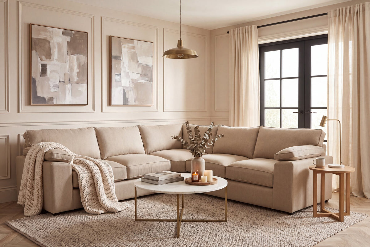 Sand Linen Corner