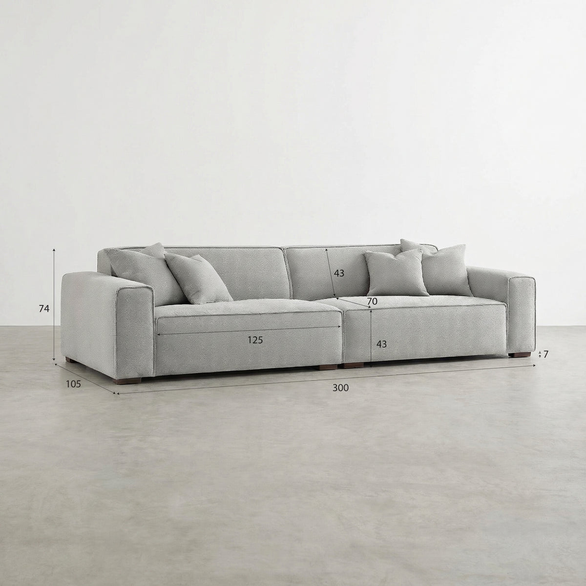 Kensington 4 Seater Sofa
