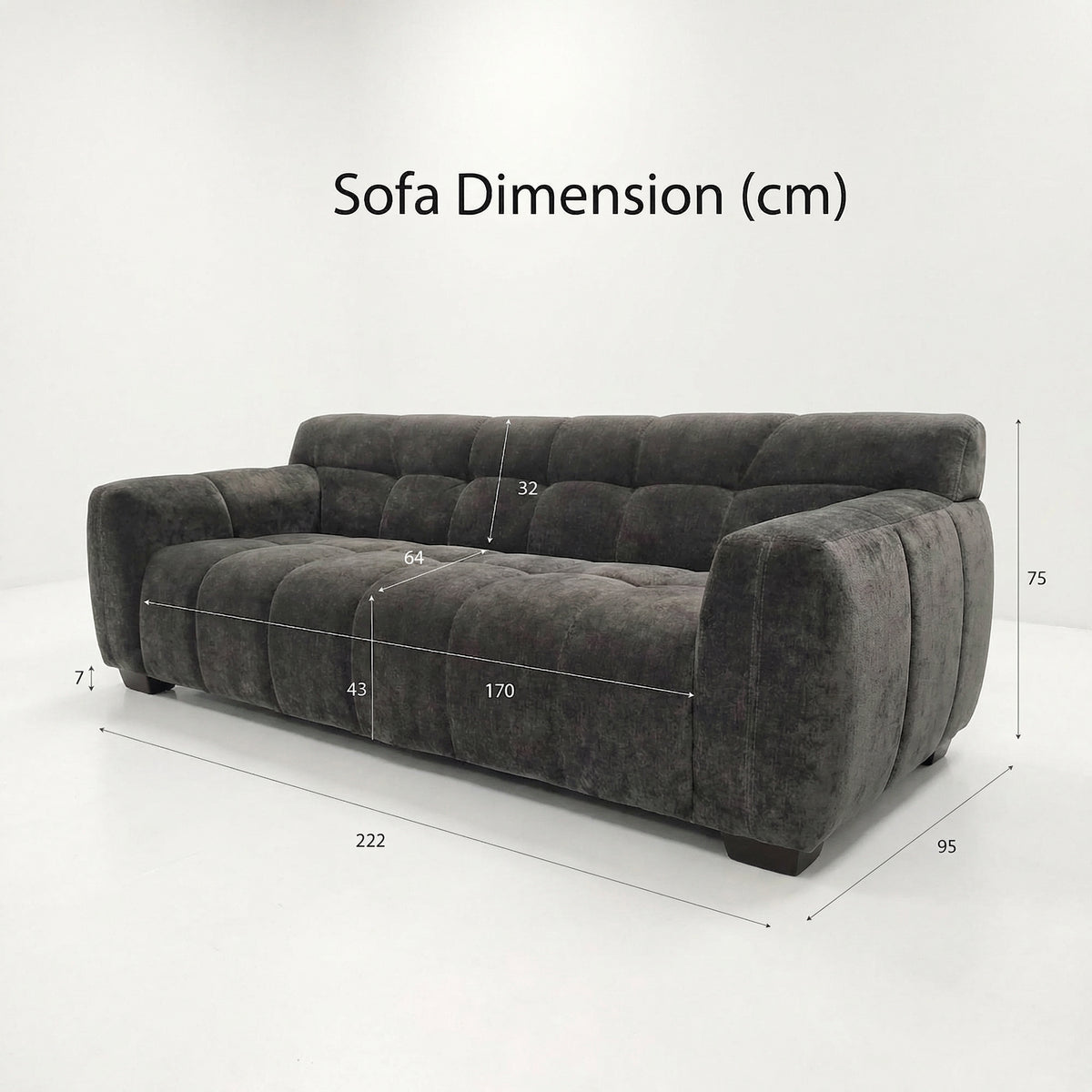 Regent 3 Seater Sofa
