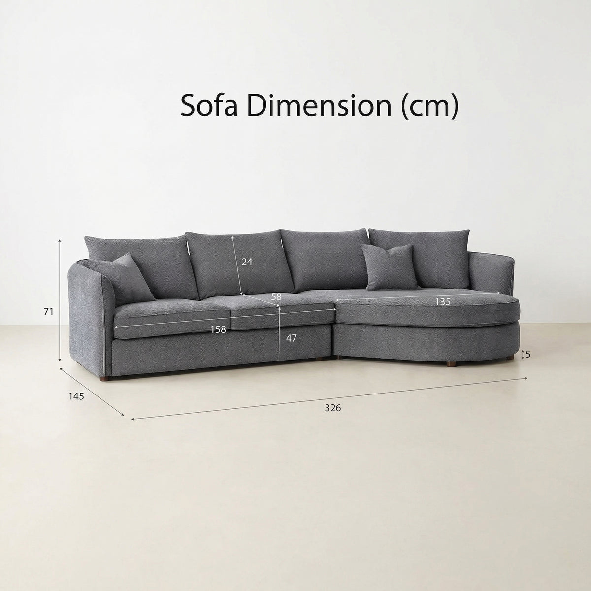 Astor Corner Sofa RHF