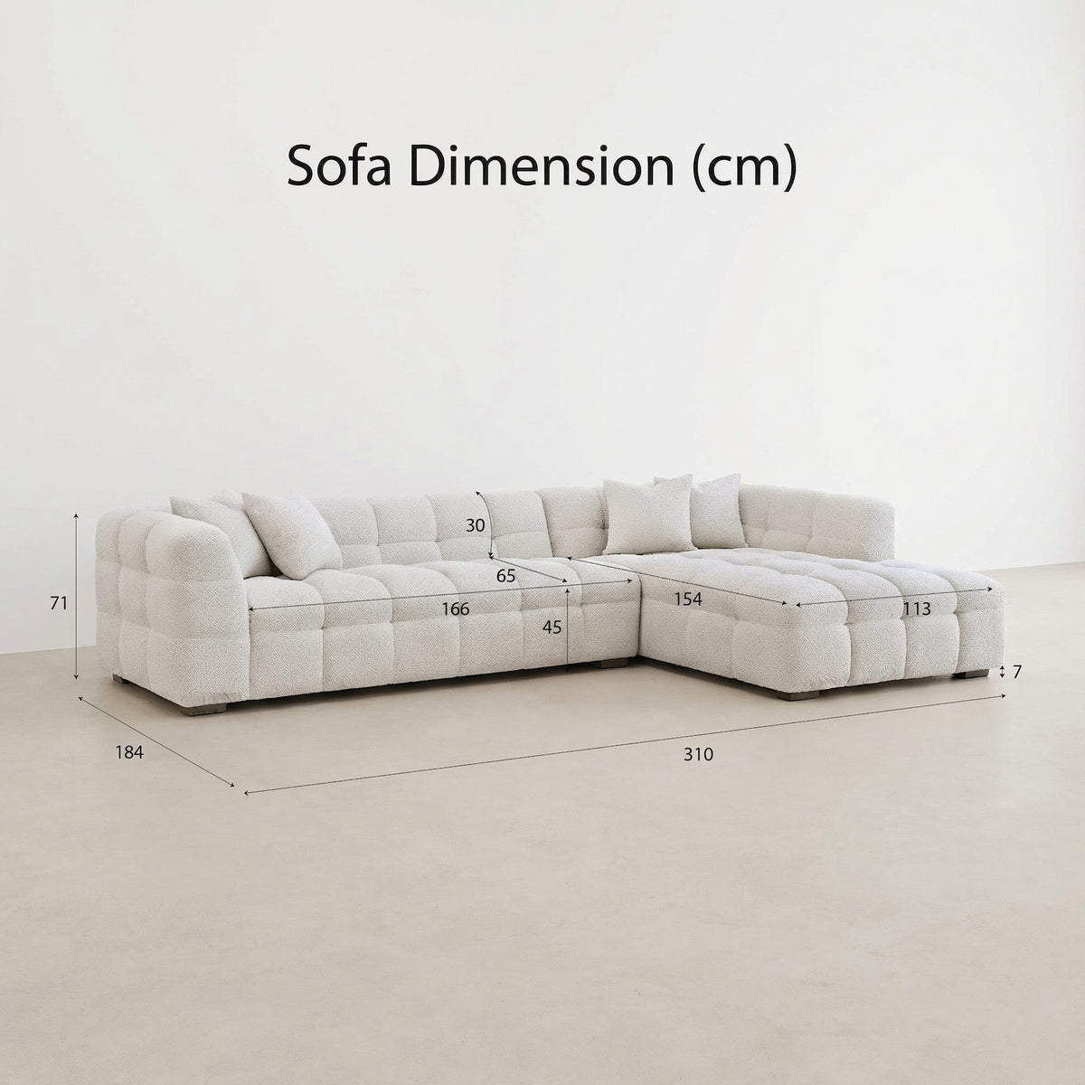 Savoy Corner Sofa RHF