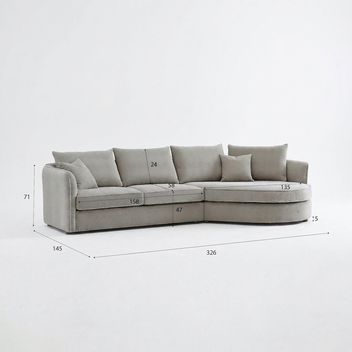 Astor Corner Sofa RHF