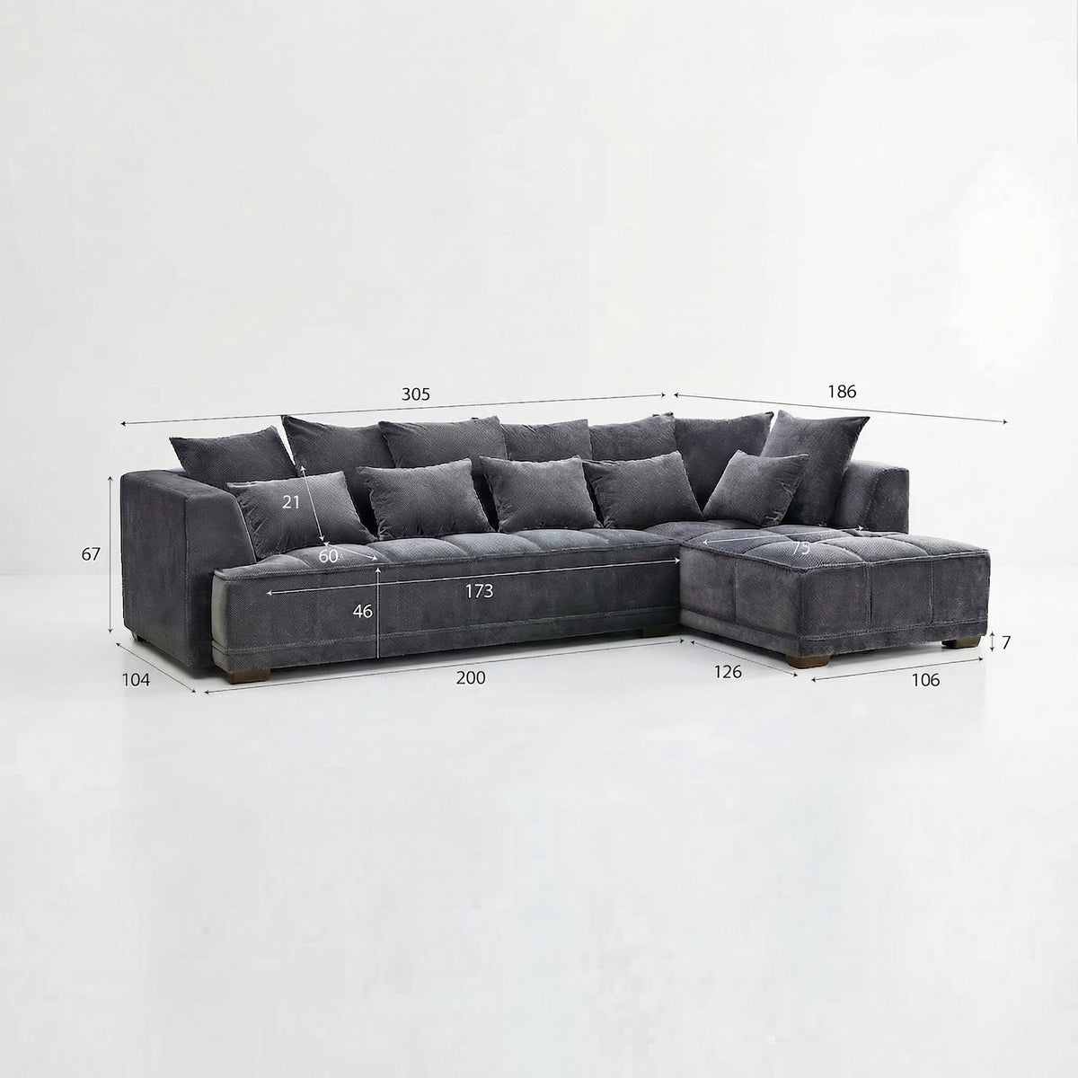 Clifton Corner Sofa RHF