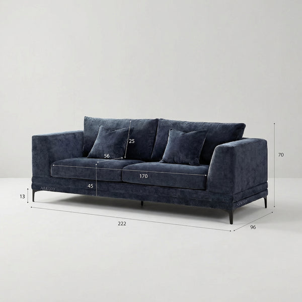 Marlow 3+2 Seater Sofa Set — Aegean Blue Mermaid Velvet - 07.jpg