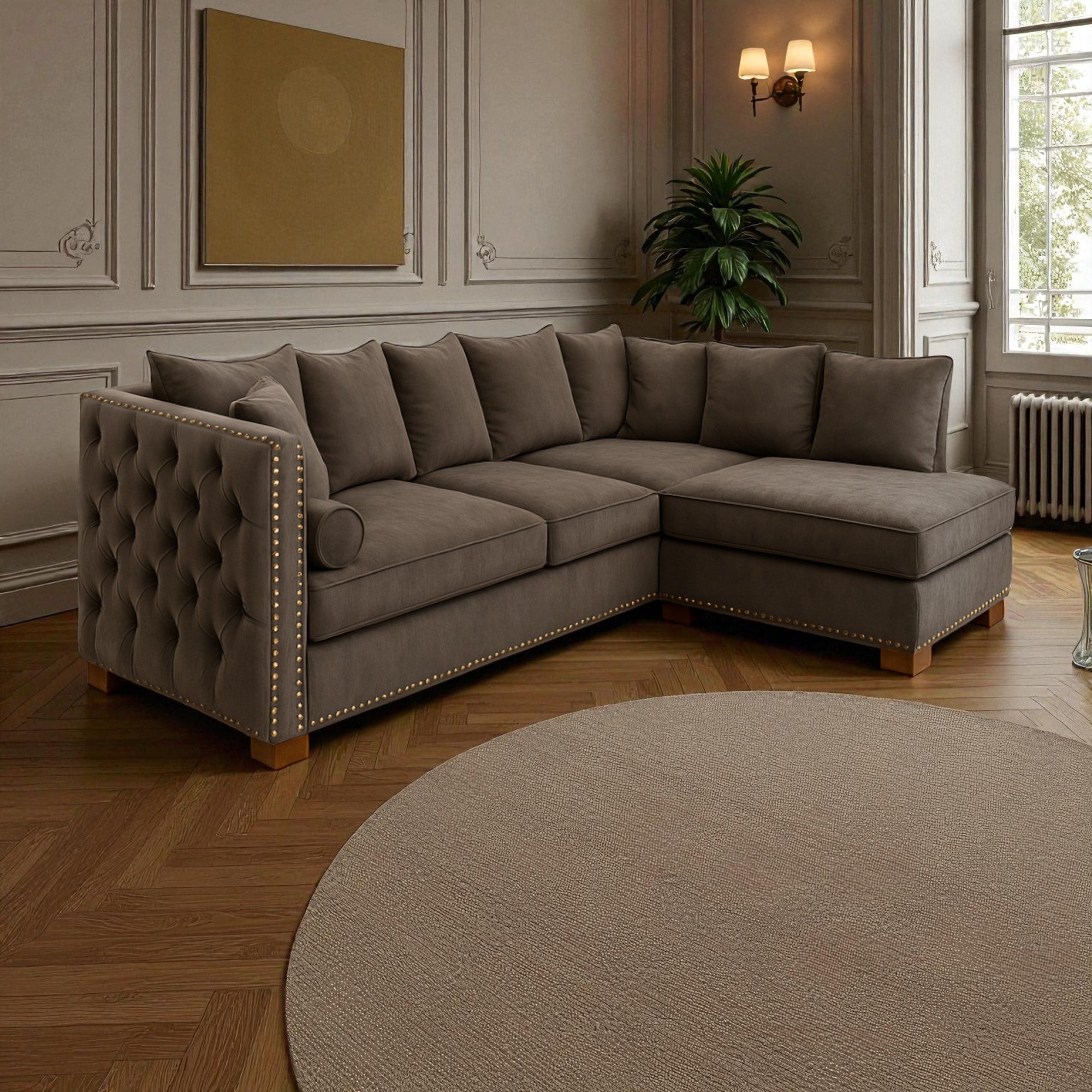 The Ashton RHF Chesterfield Sofa