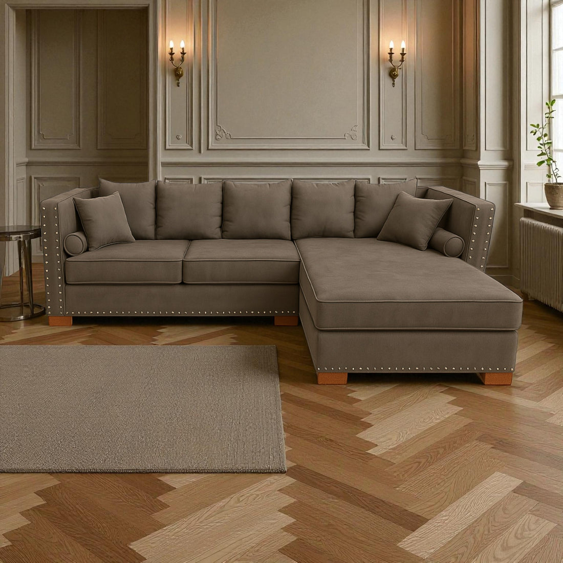 The Ashton Right Hand Chaise Sofa